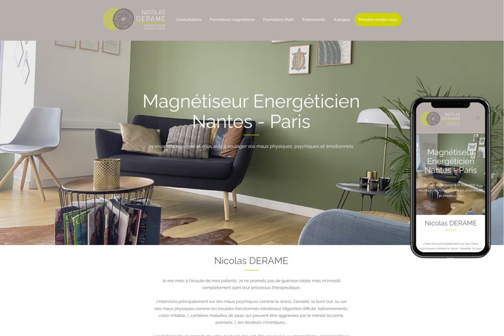 Site web Magnétiseur44.com